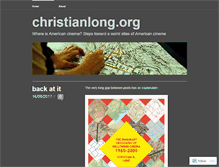Tablet Screenshot of christian-long.org